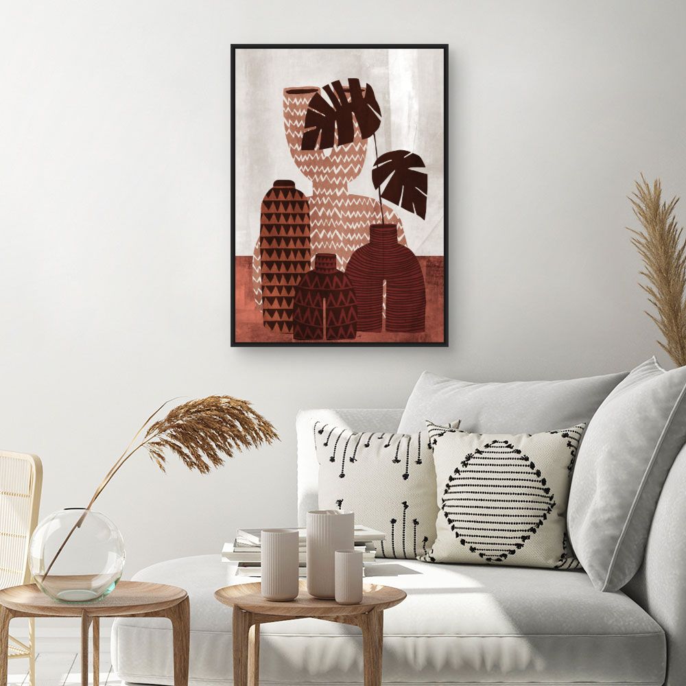 Tableau Vases ethniques modernes