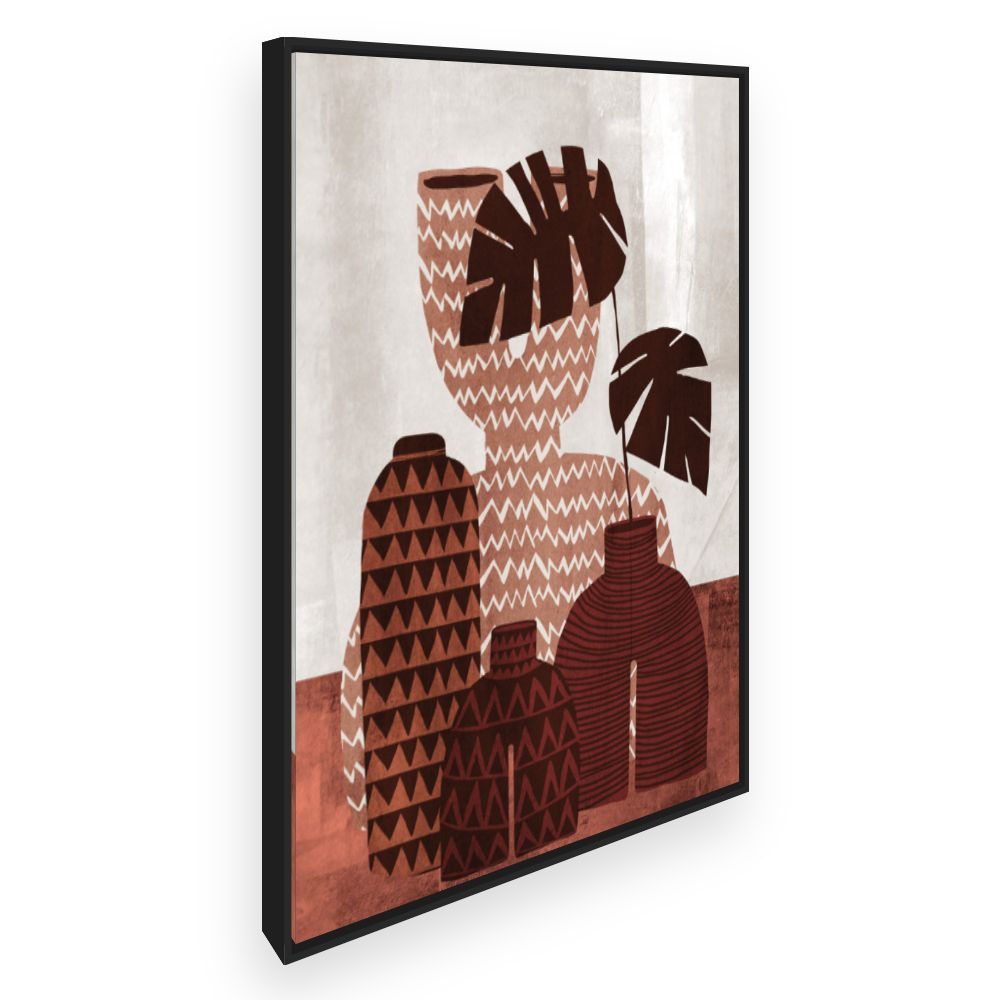 Toile Vases ethniques modernes