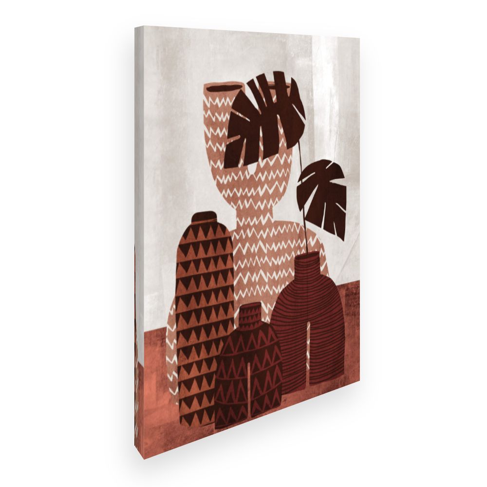 Toile Vases ethniques modernes