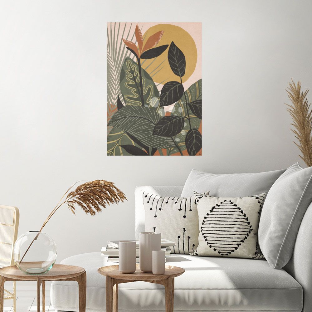 Affiche Feuillage tropical