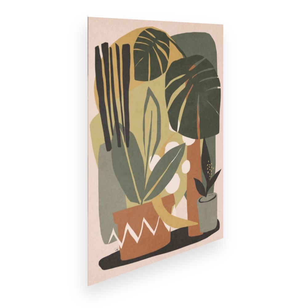 Affiche Feuilles tropicales apaisantes