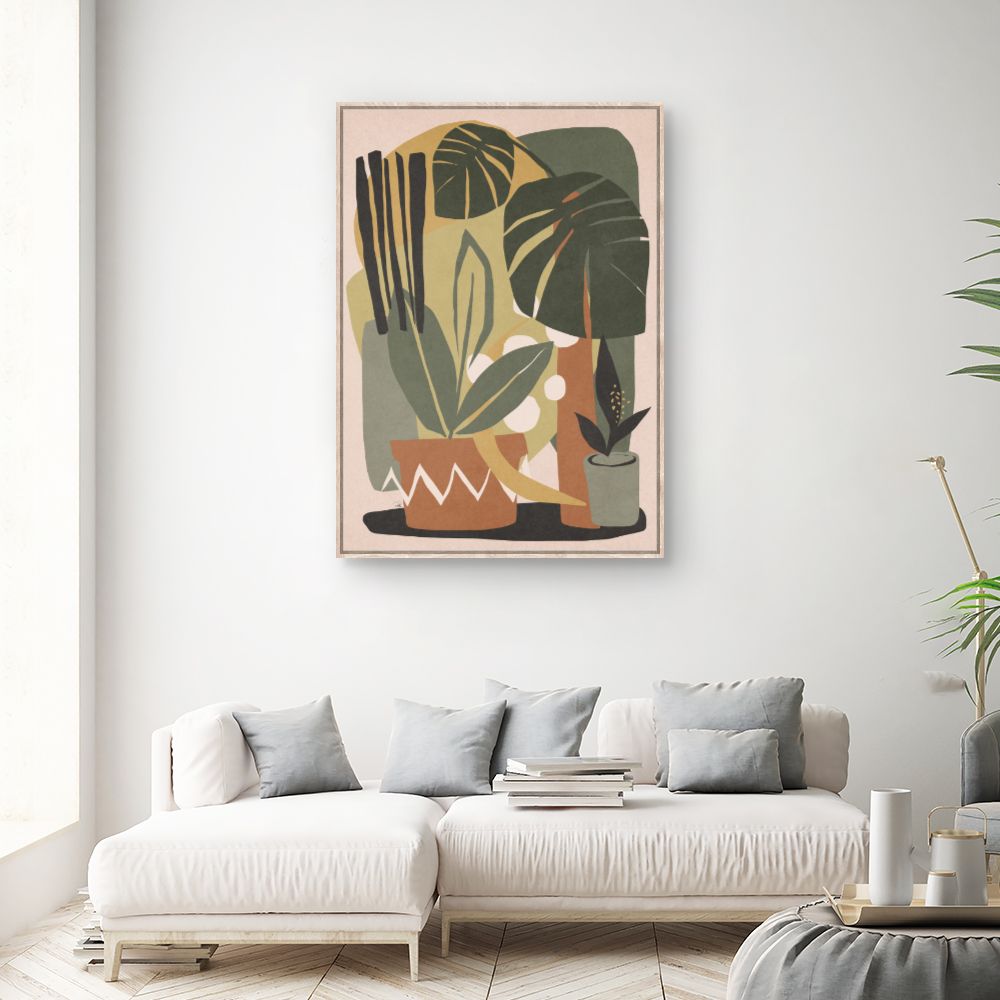 Tableau Feuilles exotiques