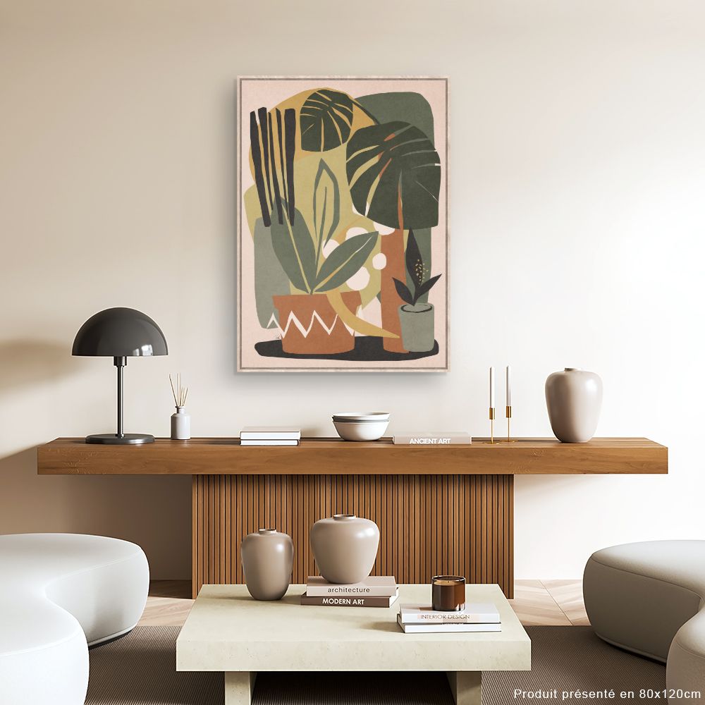 Tableau Feuilles exotiques