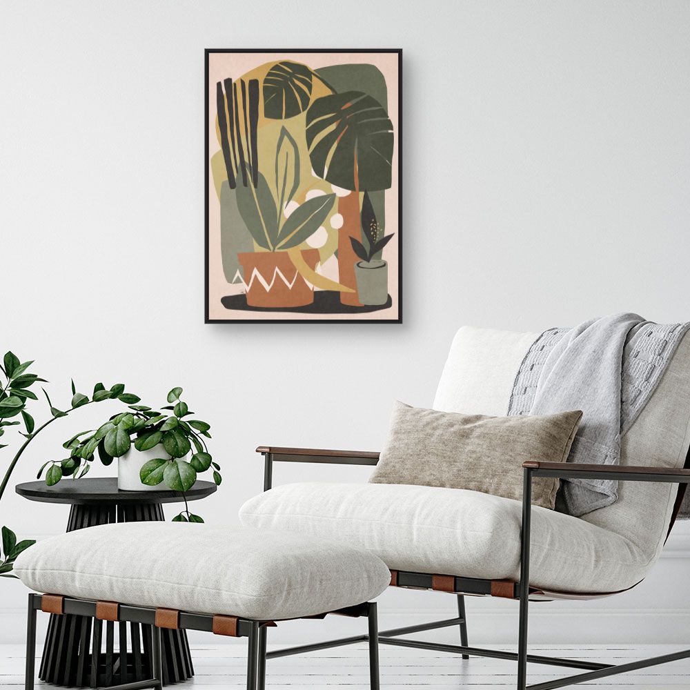Tableau Feuilles exotiques