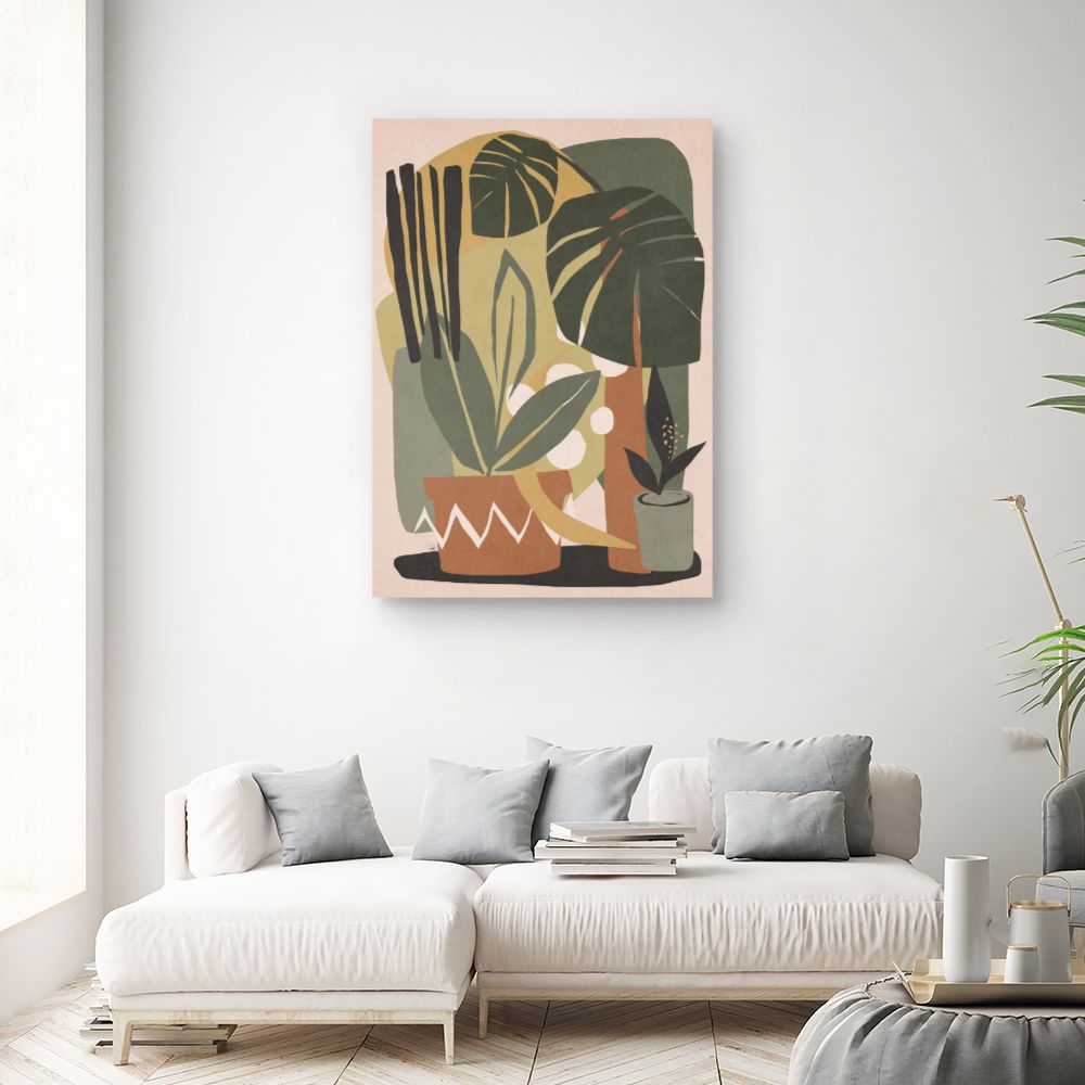 Tableau Feuilles exotiques