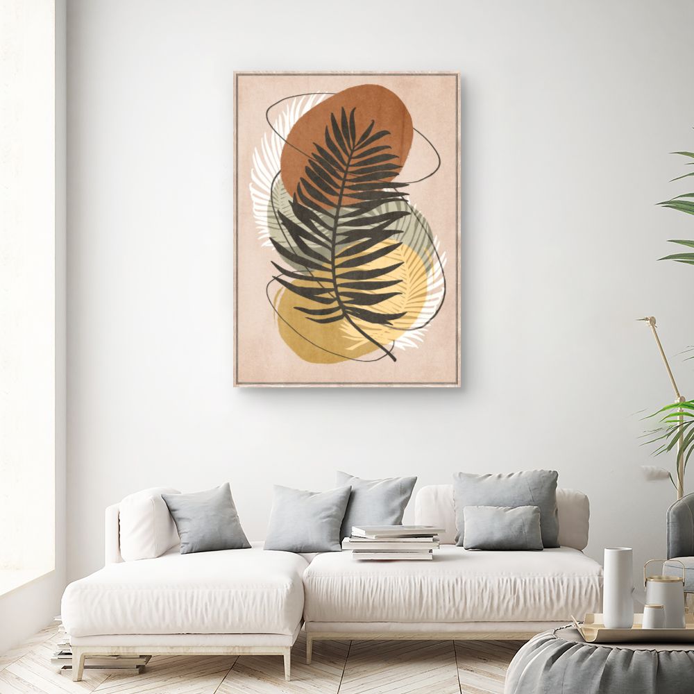 Tableau Feuilles exotiques élégantes