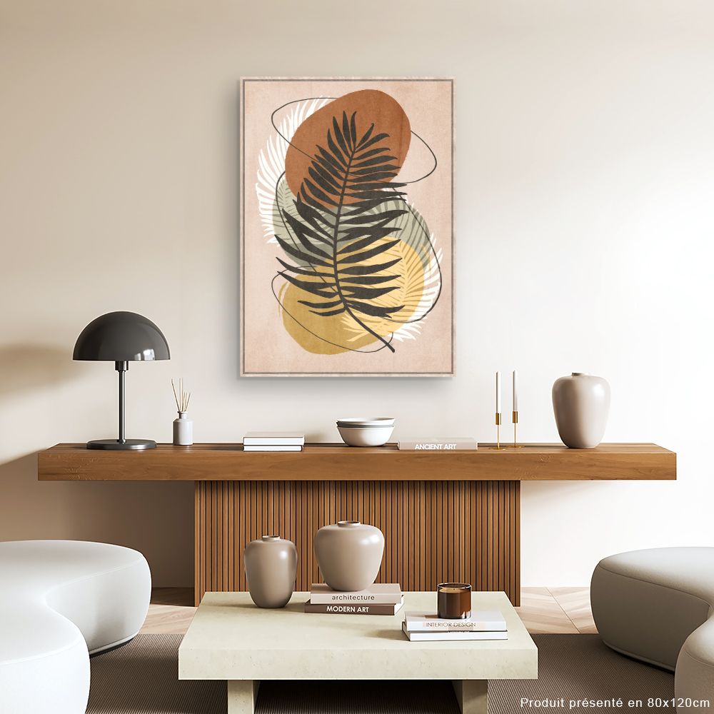 Tableau Feuilles exotiques élégantes