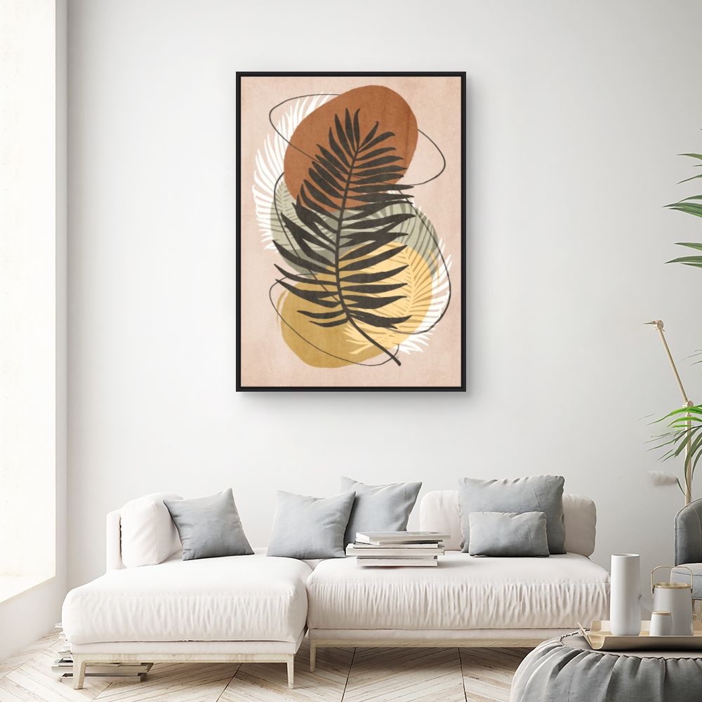 Tableau Feuilles exotiques élégantes