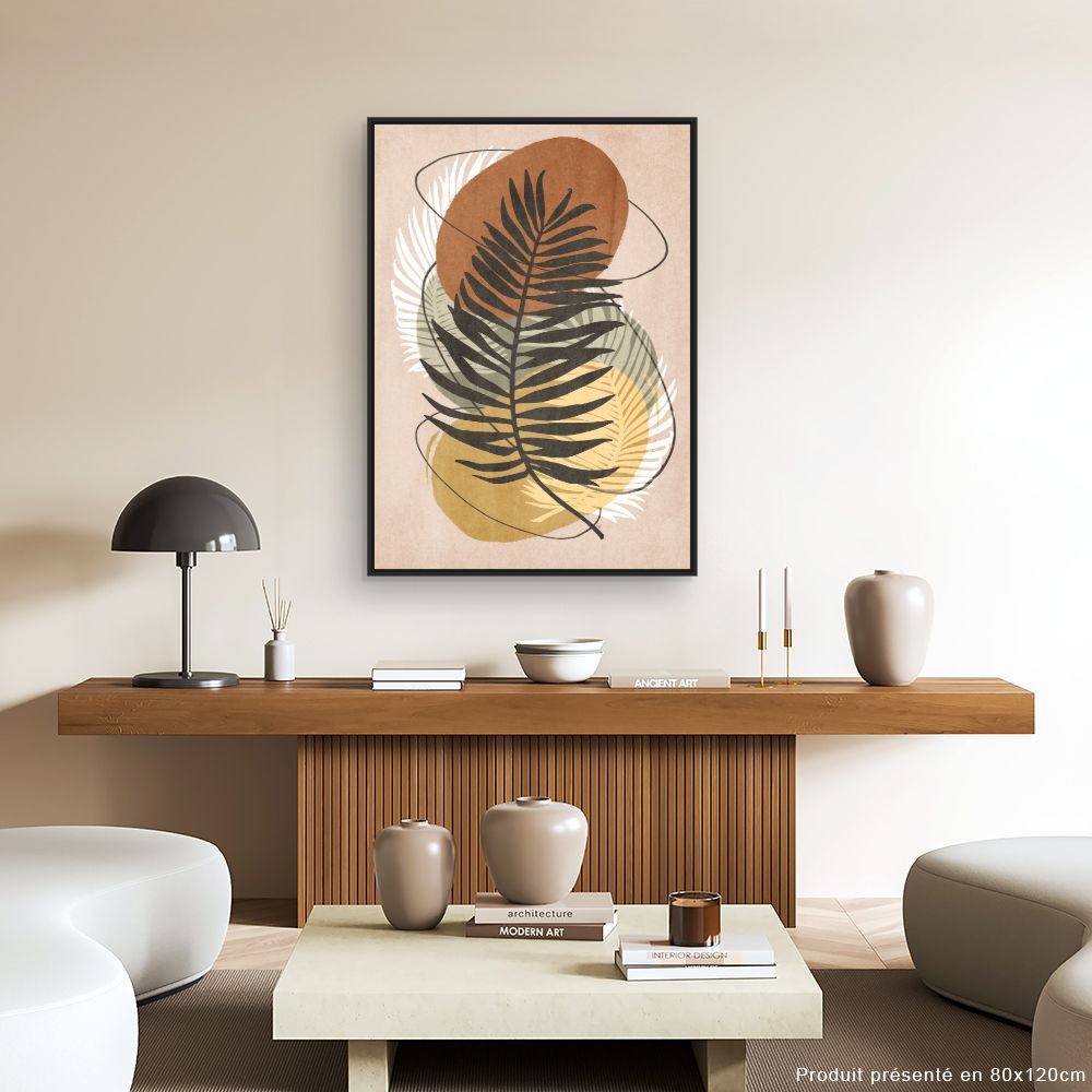 Tableau Feuilles exotiques élégantes