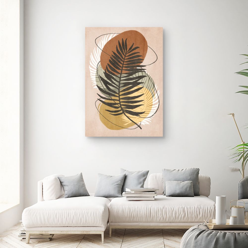 Tableau Feuilles exotiques élégantes