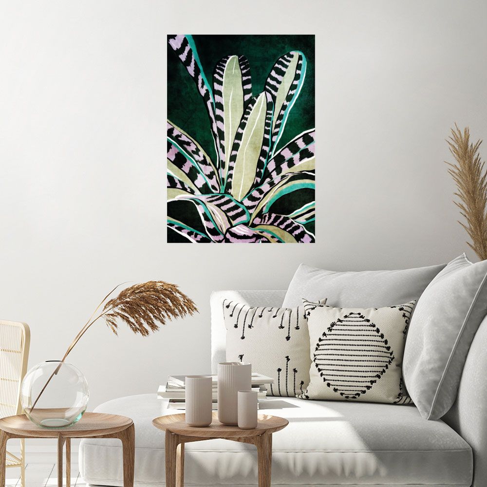 Affiche Feuilles exotiques