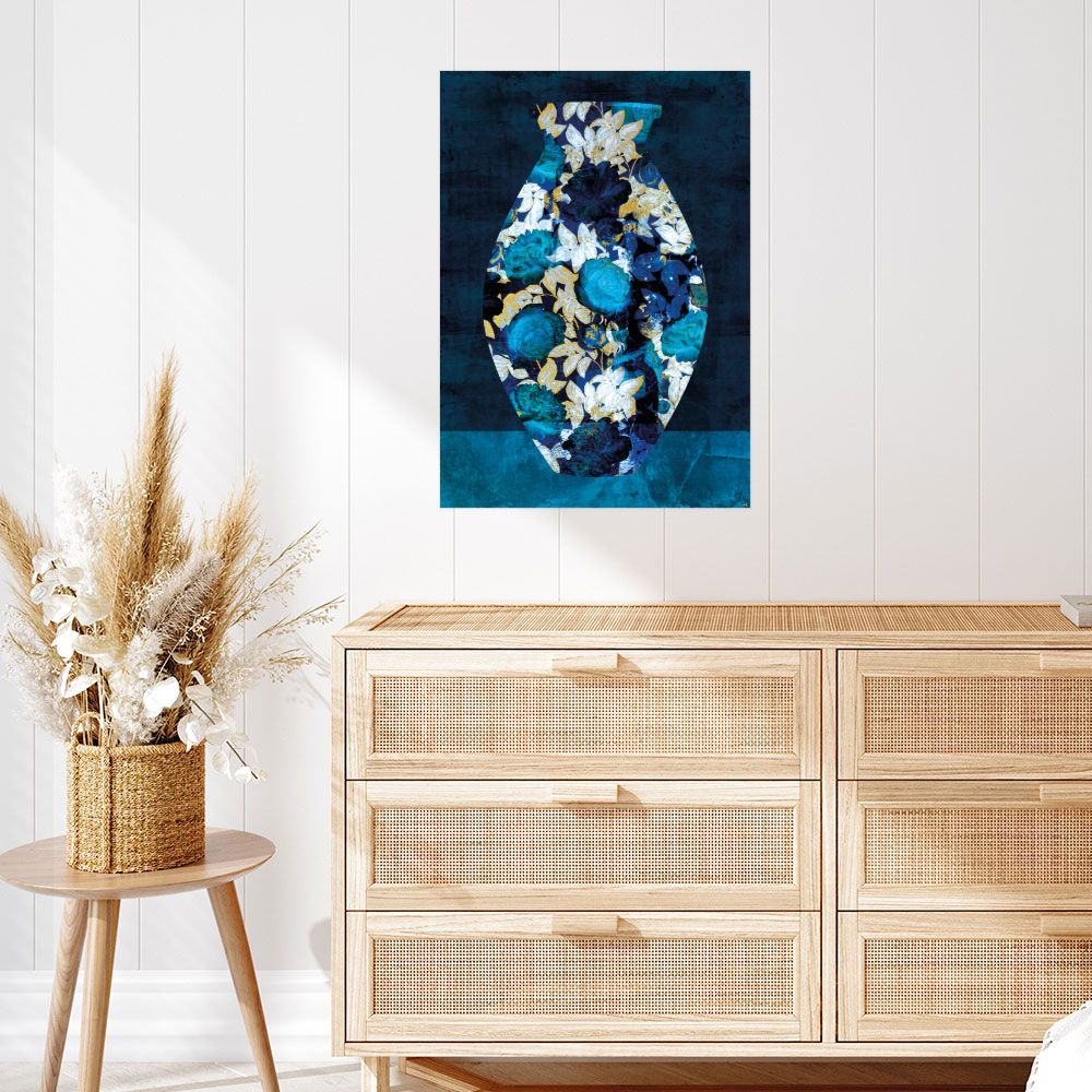 Affiche Vase floral élégant