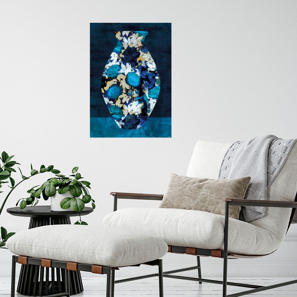 Affiche Vase floral élégant