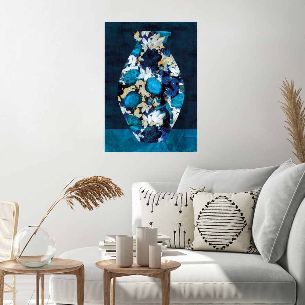 Affiche Vase floral élégant