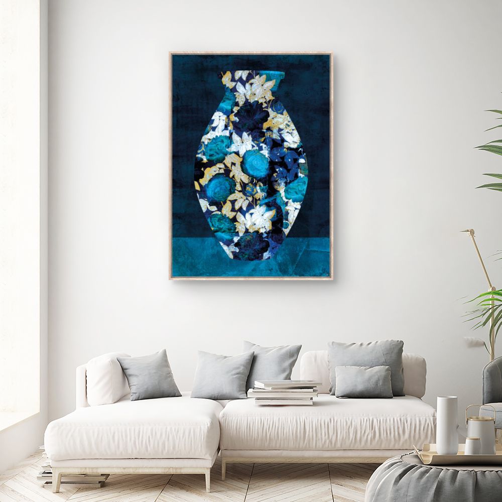 Tableau Vase fleuri majestueux