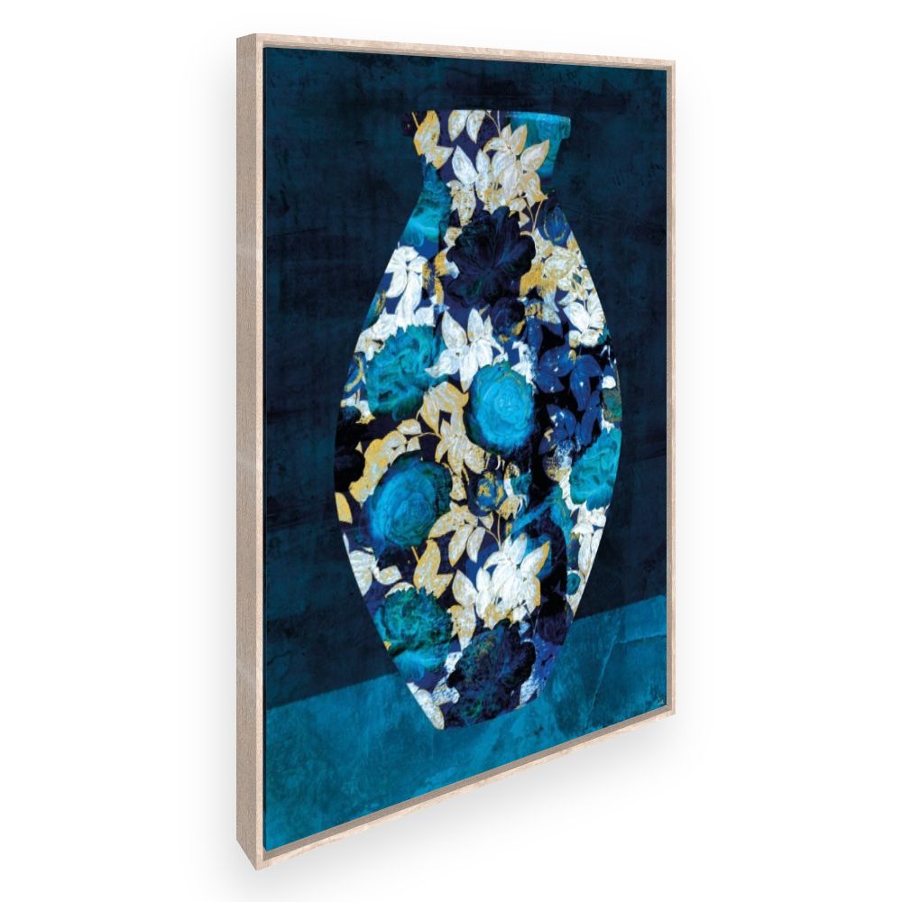 Toile Vase fleuri majestueux