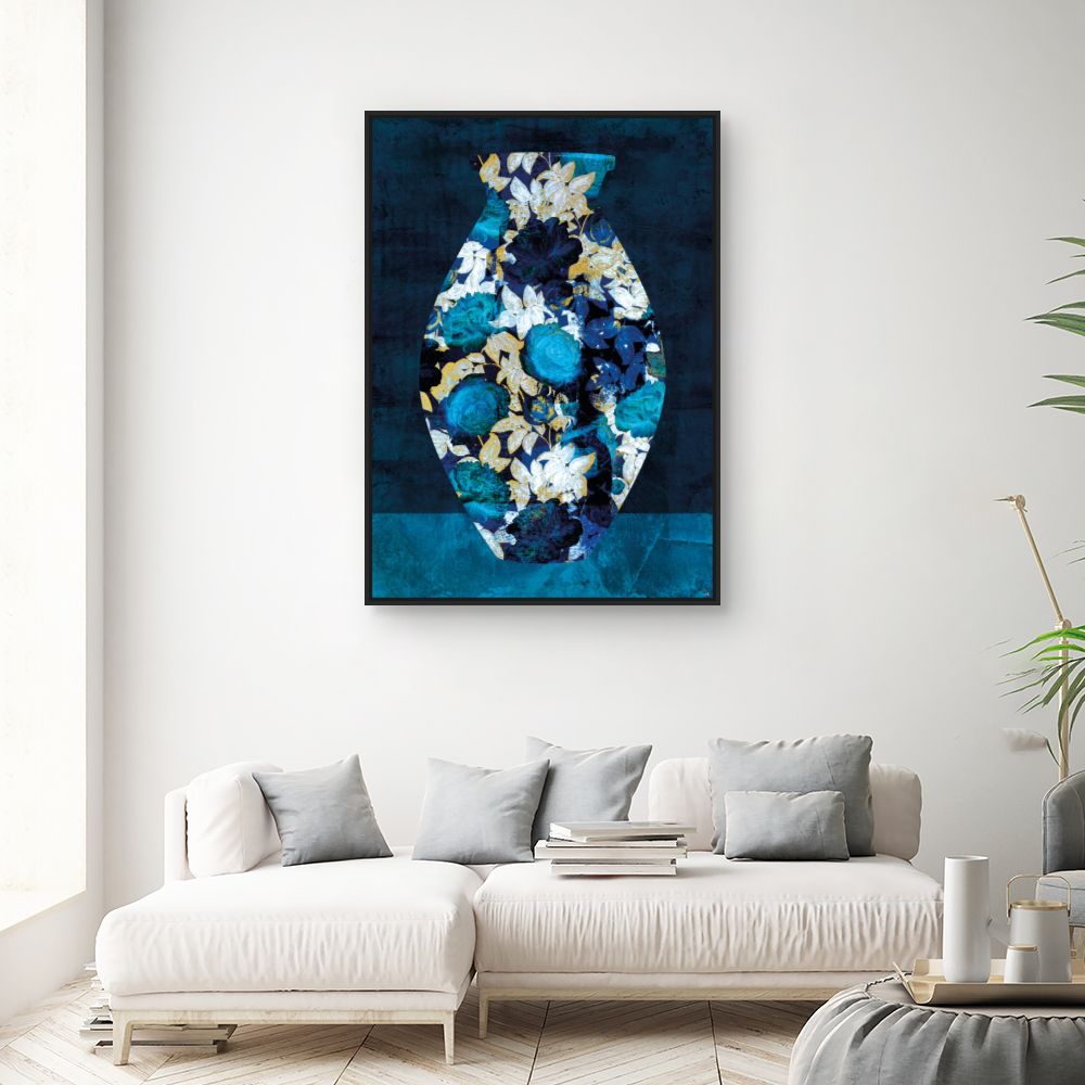 Tableau Vase fleuri majestueux