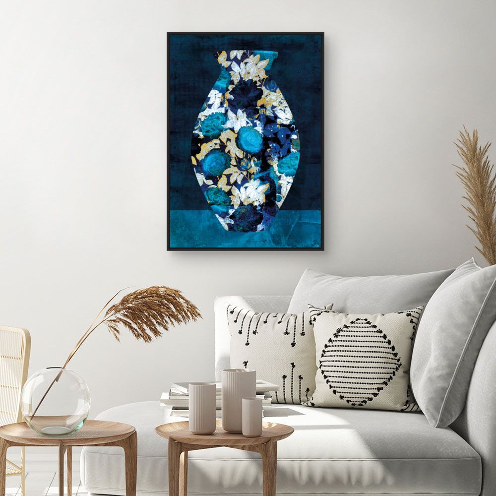 Tableau Vase fleuri majestueux