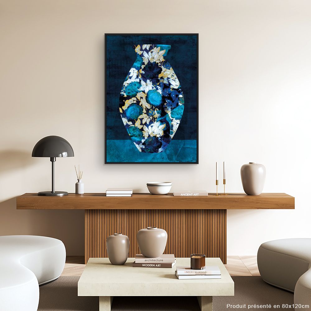 Tableau Vase fleuri majestueux