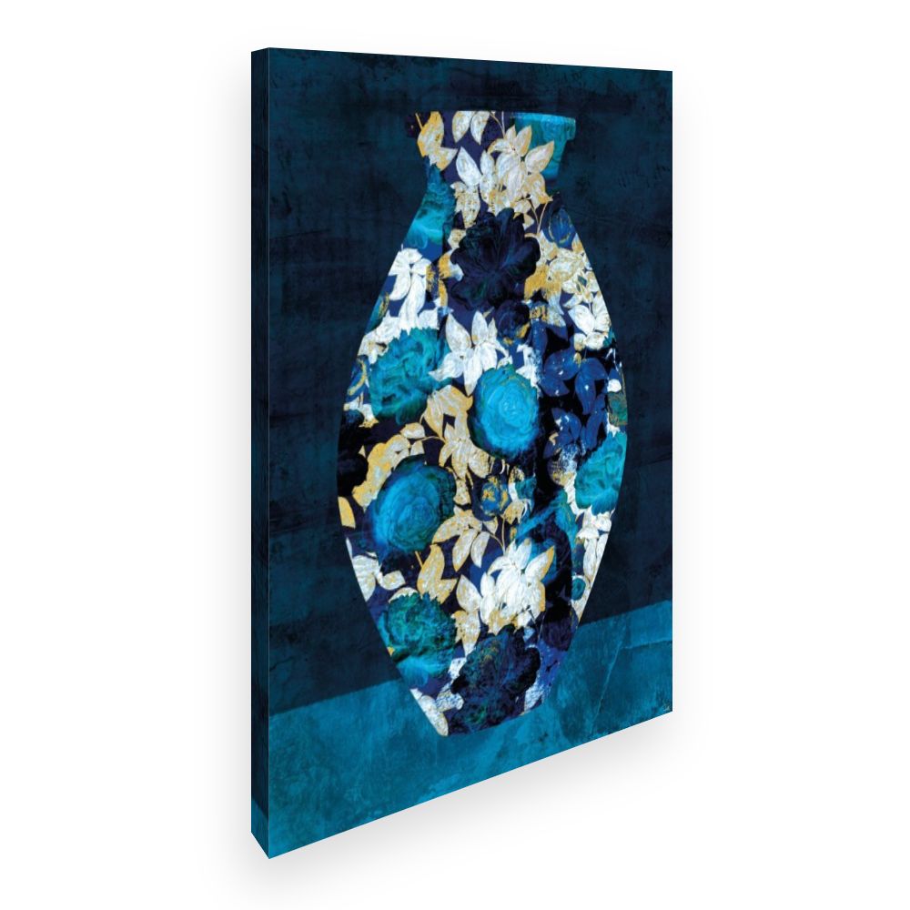Toile Vase fleuri majestueux