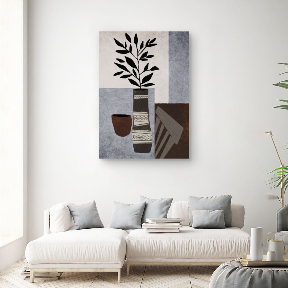 Tableau Motifs végétaux stylisés