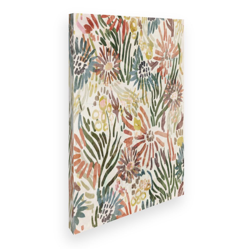 Toile Fleurs abstraites