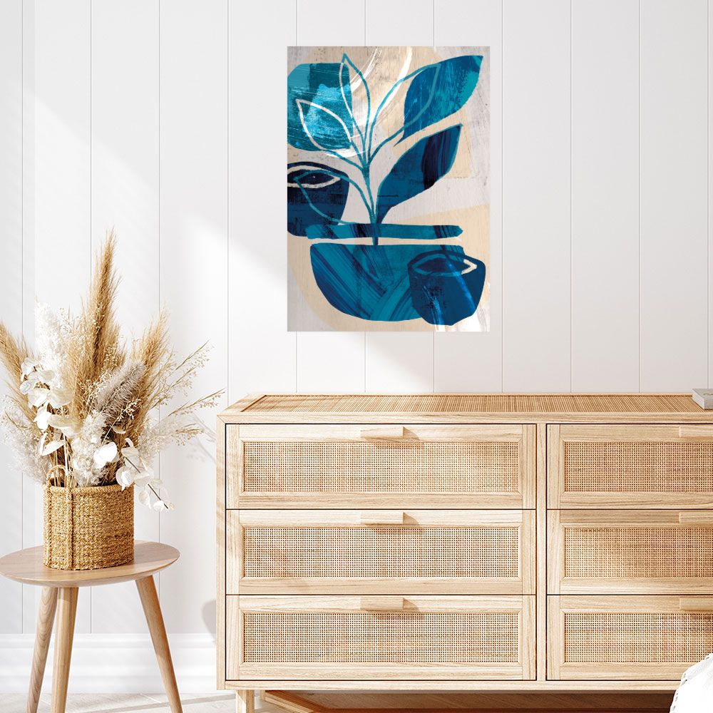 Affiche Feuillage abstrait moderne
