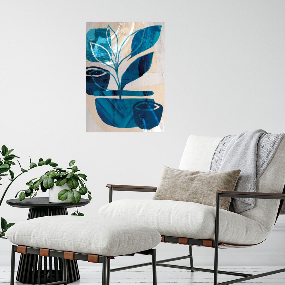 Affiche Feuillage abstrait moderne