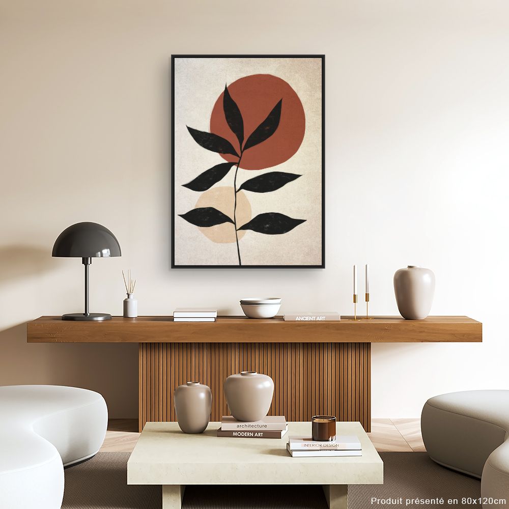 Tableau Feuilles abstraites