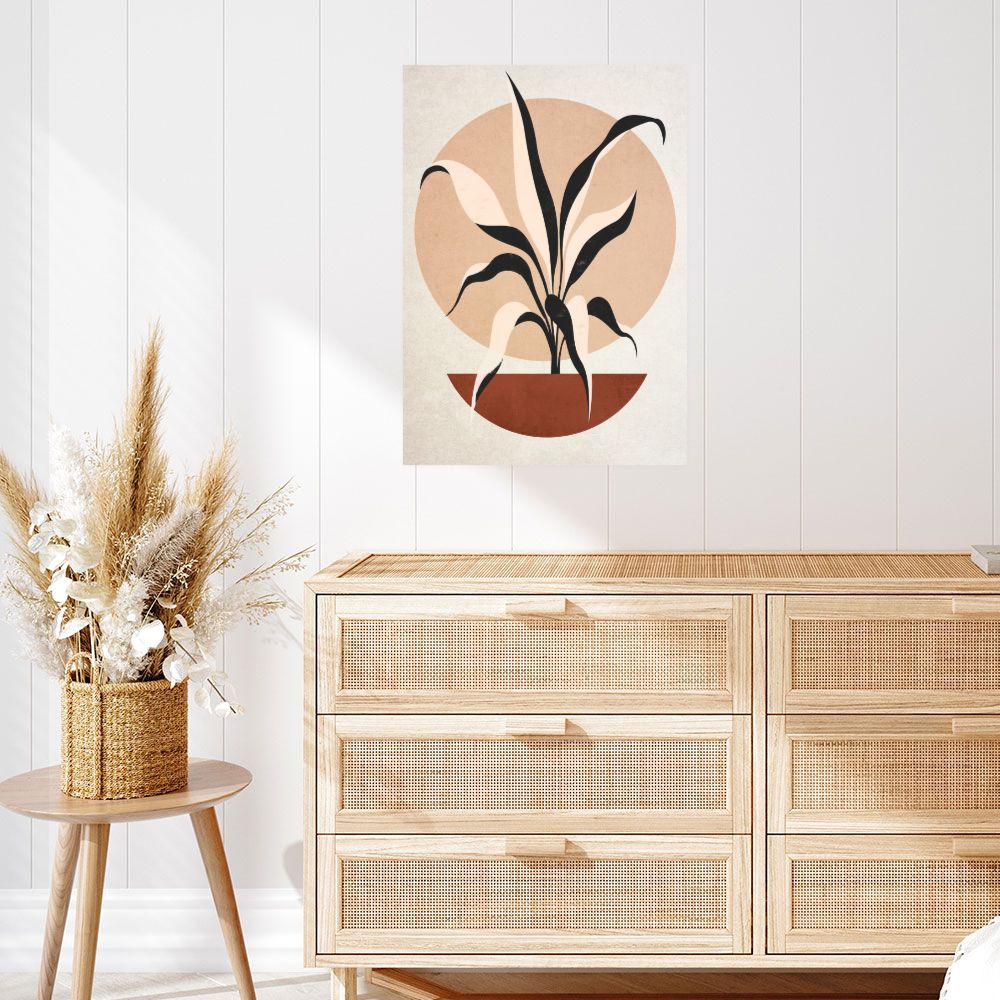 Affiche Élégante plante abstraite