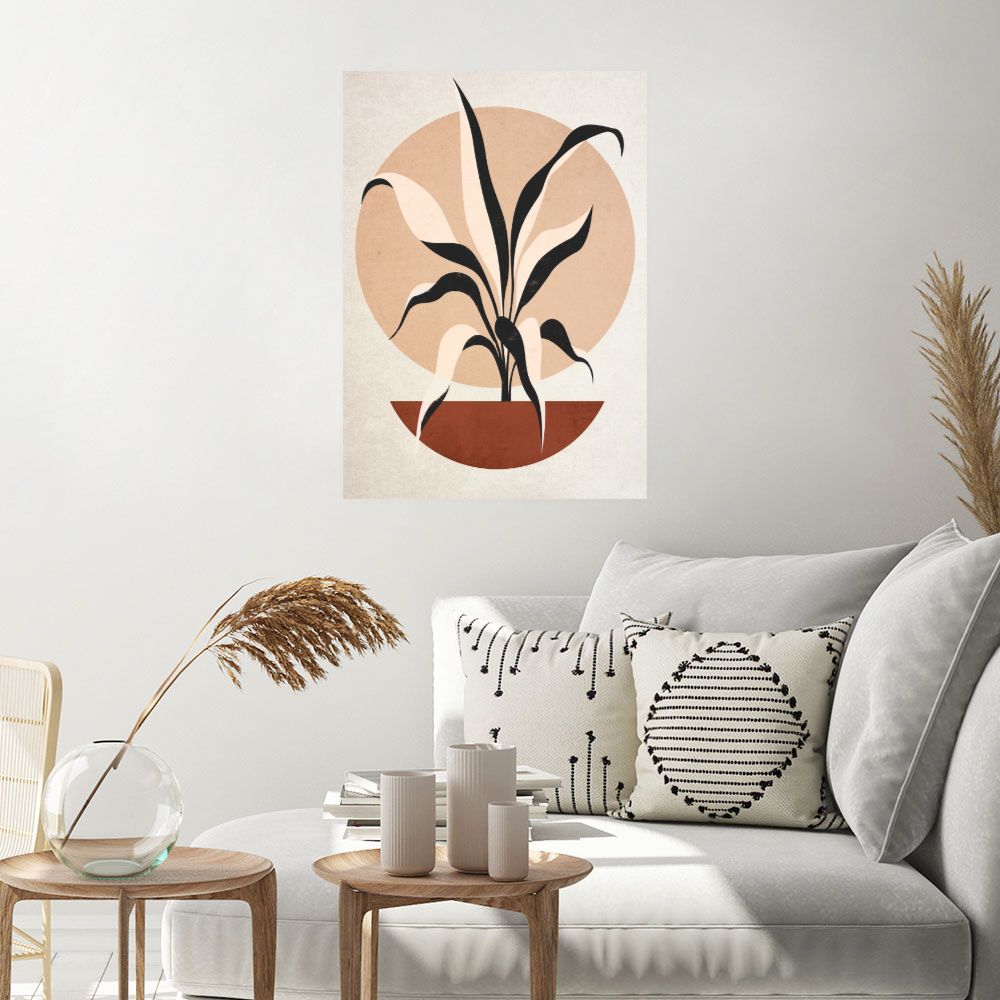Affiche Élégante plante abstraite