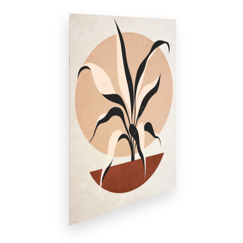 Affiche Élégante plante abstraite