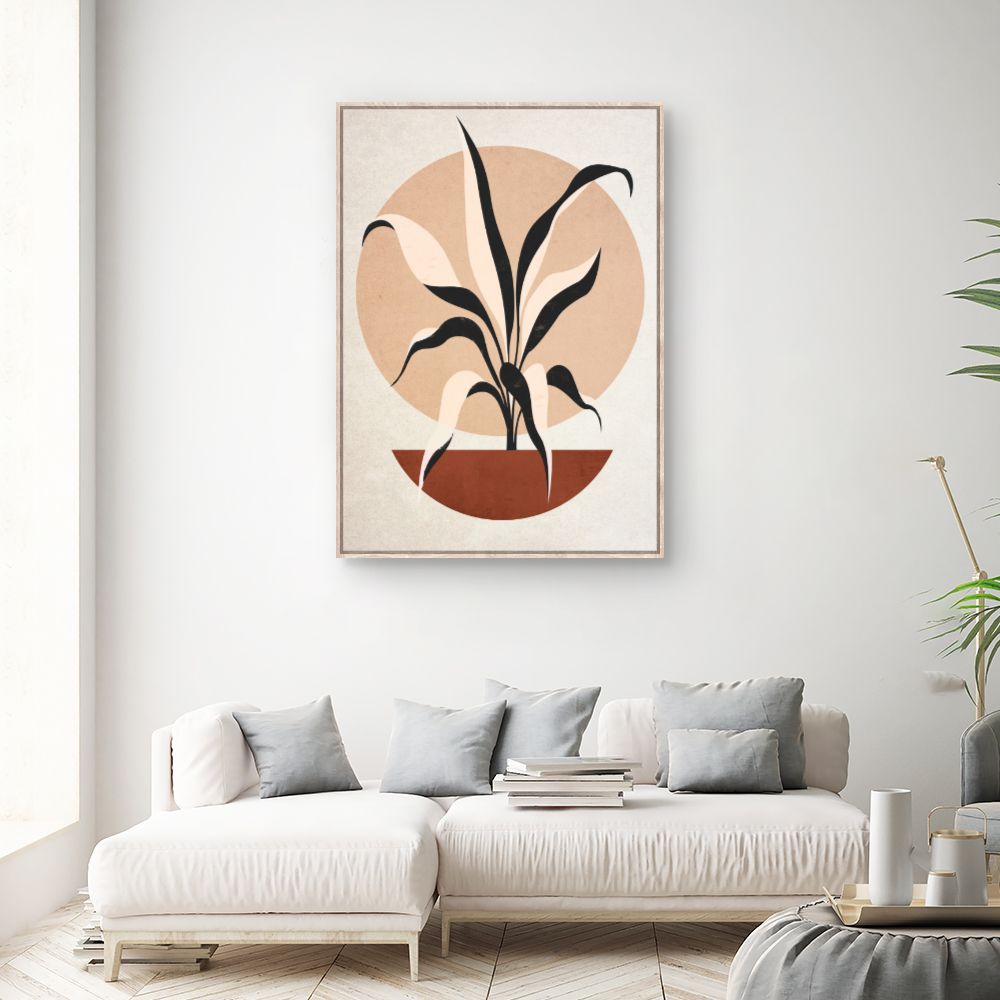 Tableau Plante graphique élégante