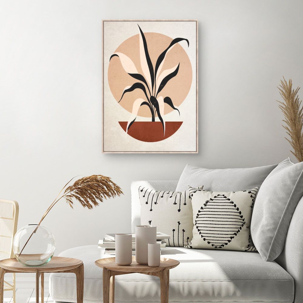 Tableau Plante graphique élégante