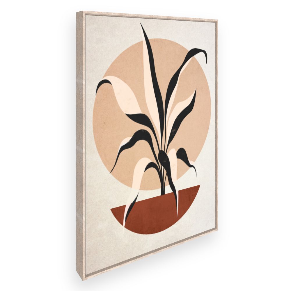 Toile Plante graphique élégante