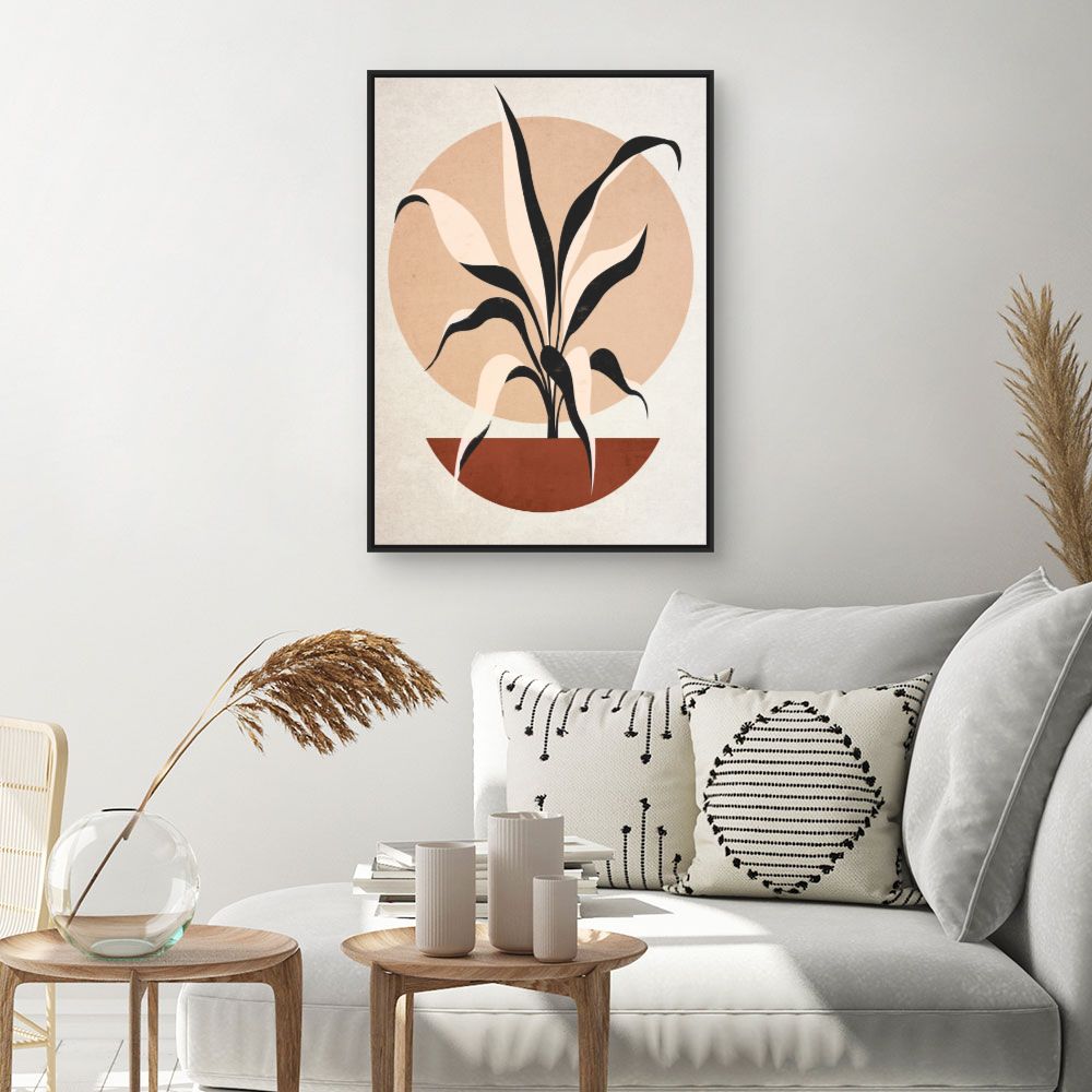 Tableau Plante graphique élégante