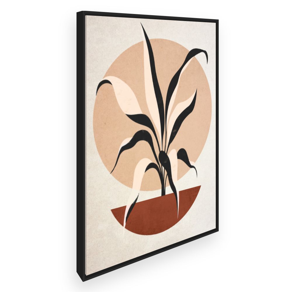 Toile Plante graphique élégante