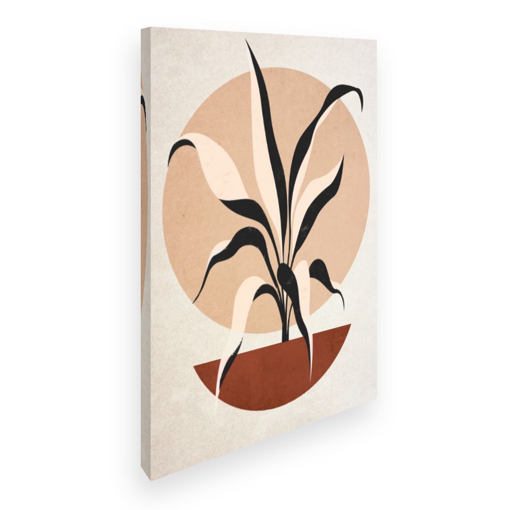 Toile Plante graphique élégante