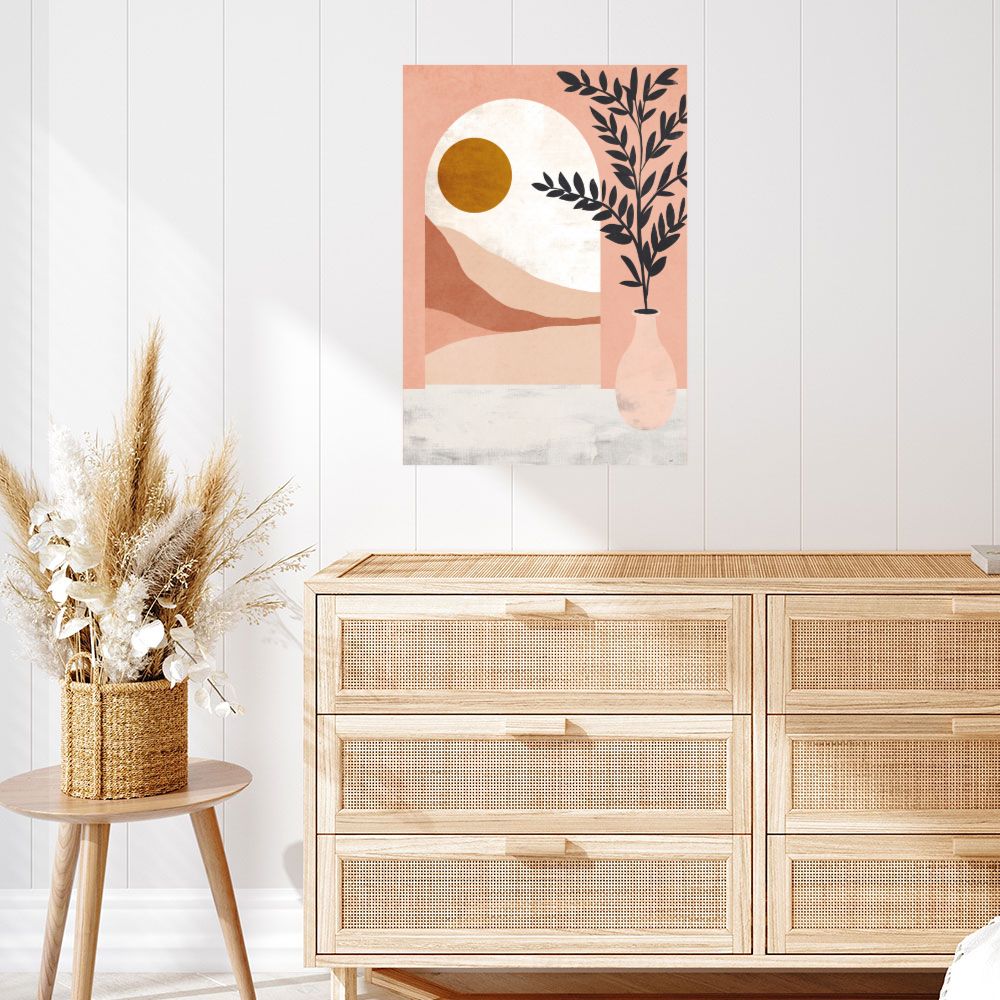 Affiche Soleil et paysages