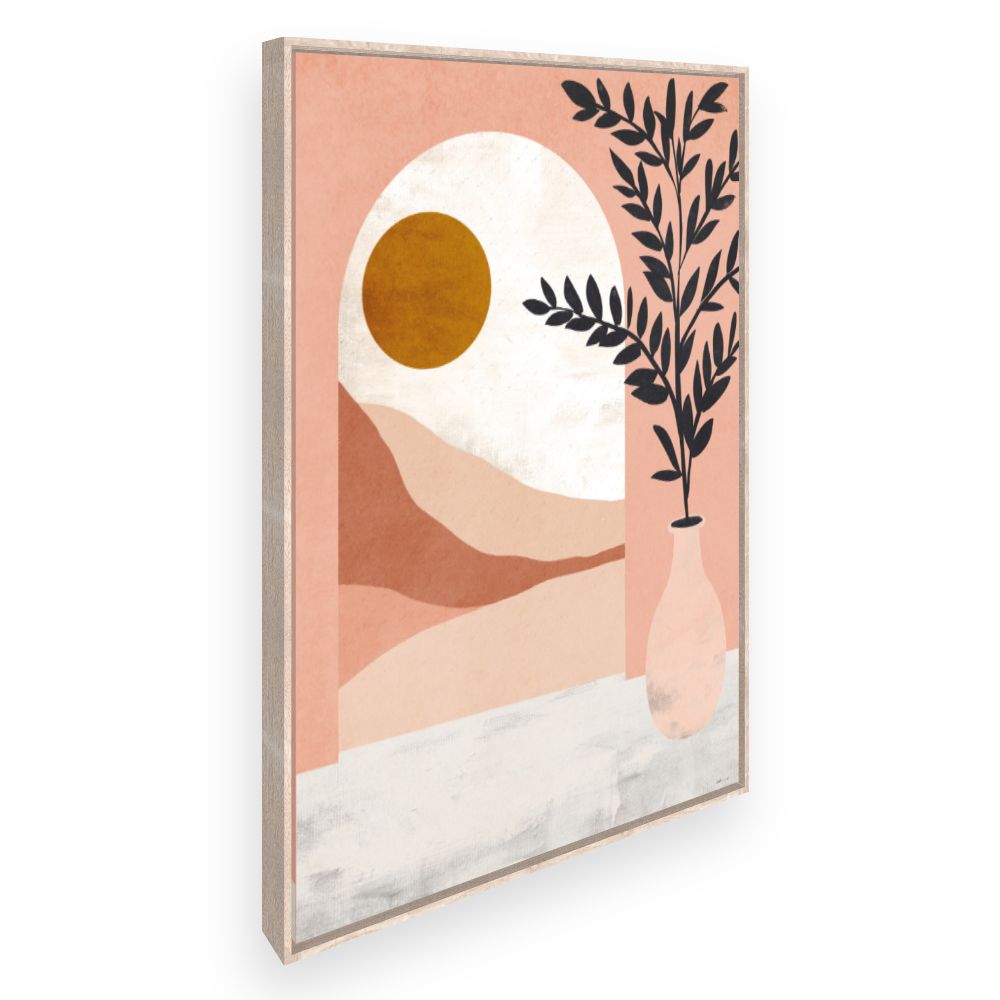 Toile Paysage stylisé apaisant