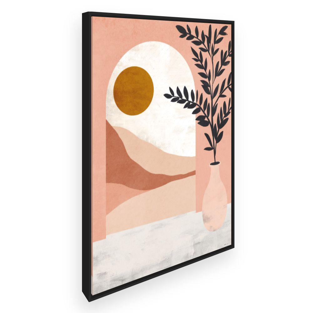 Toile Paysage stylisé apaisant