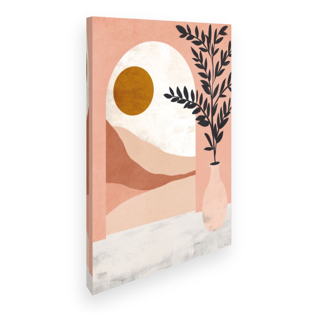 Toile Paysage stylisé apaisant