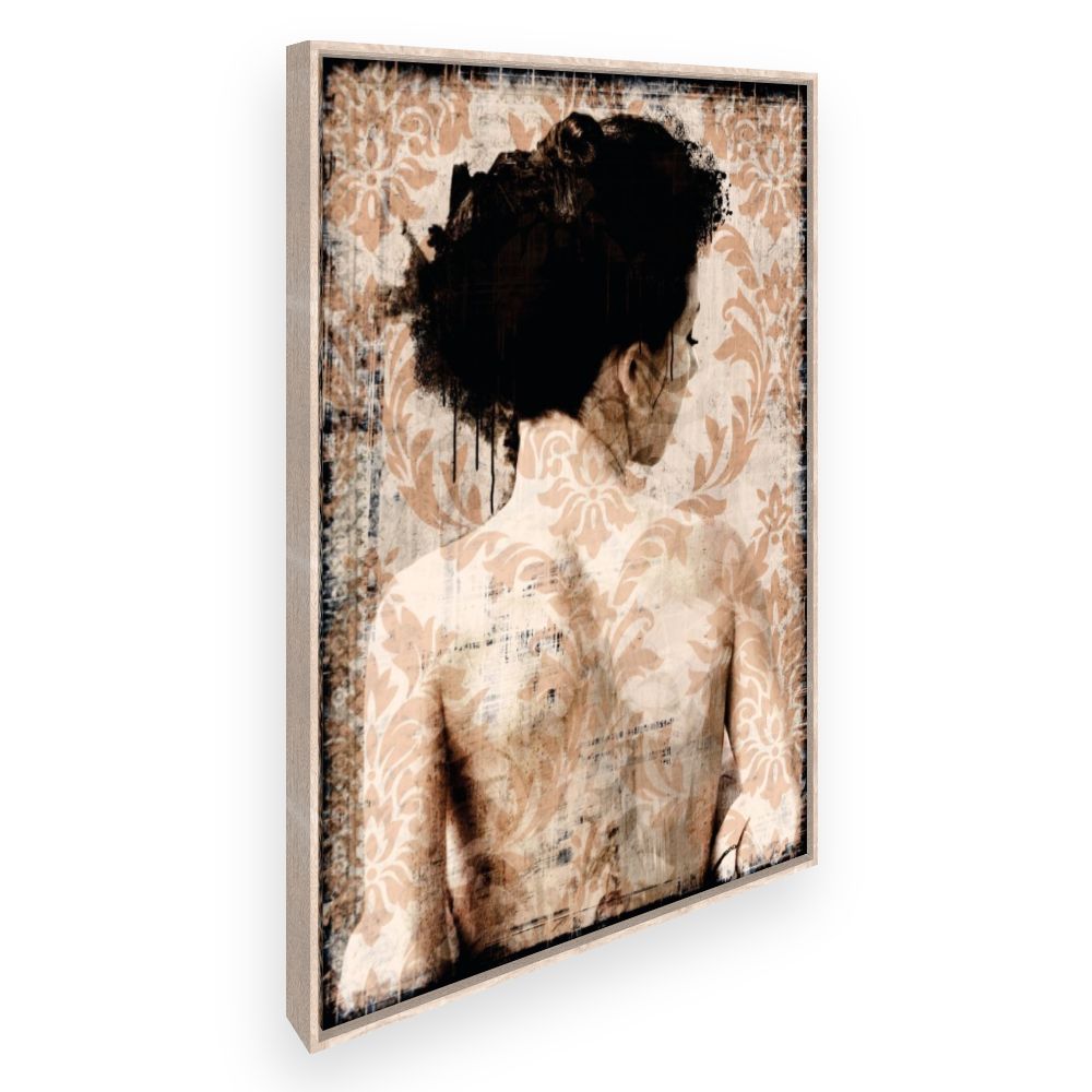 Toile Portrait rétro subtil