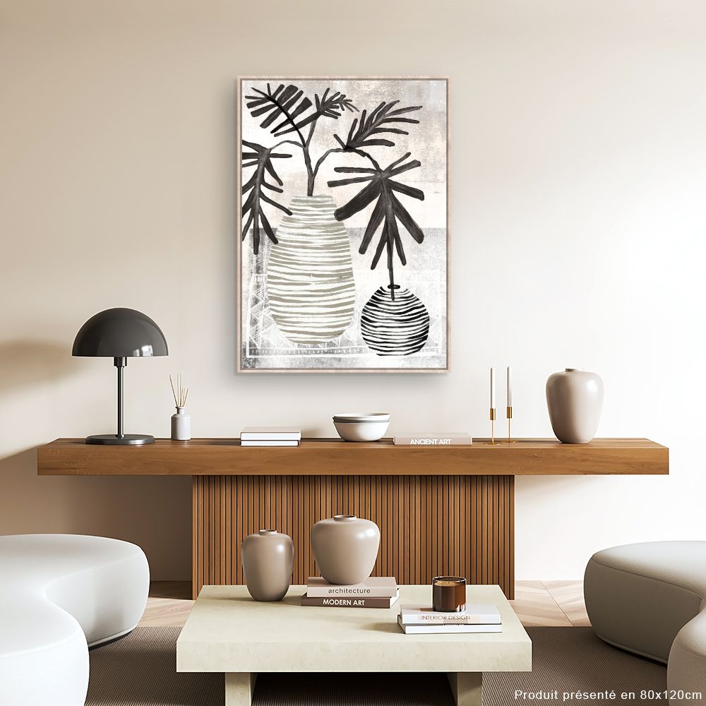 Tableau Feuillage stylisé