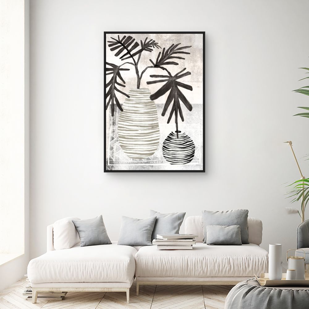 Tableau Feuillage stylisé