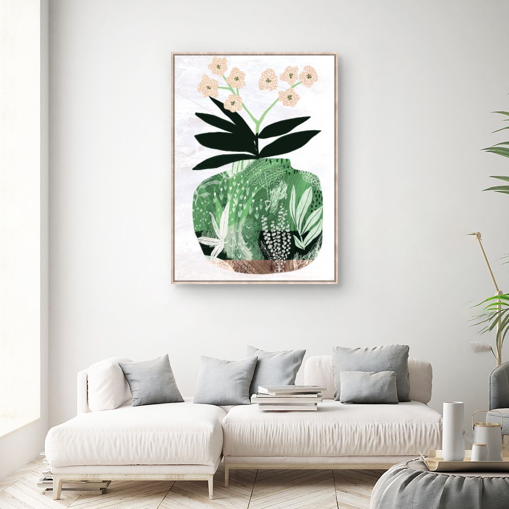 Tableau Vase fleuri élégant