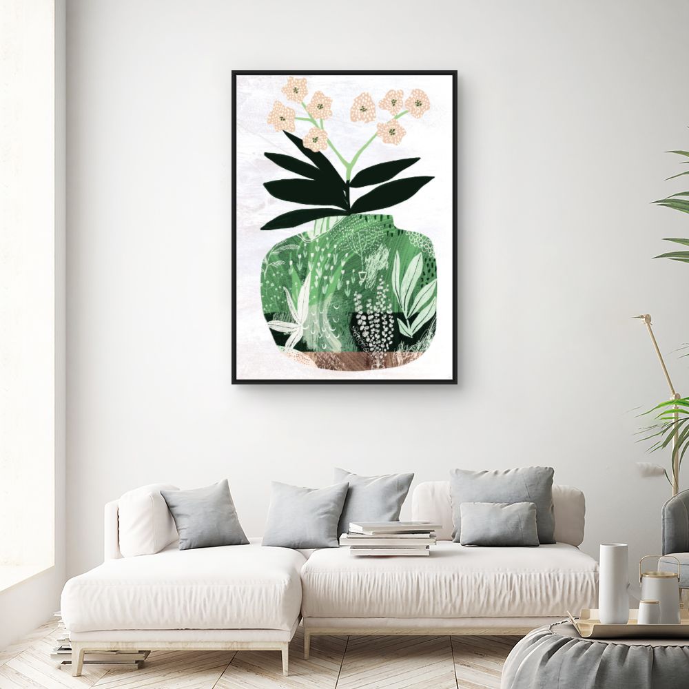 Tableau Vase fleuri élégant