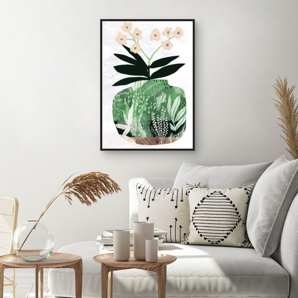 Tableau Vase fleuri élégant