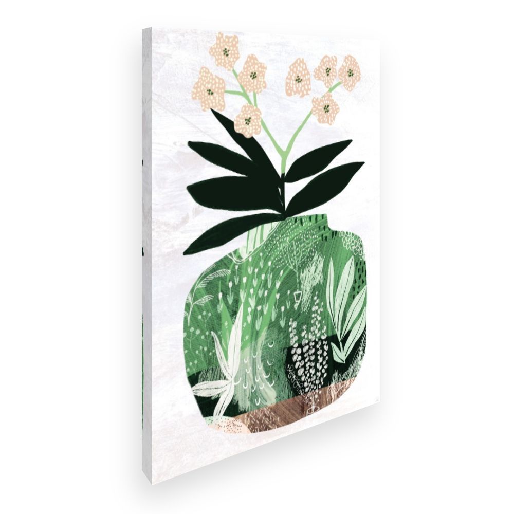 Toile Vase fleuri élégant