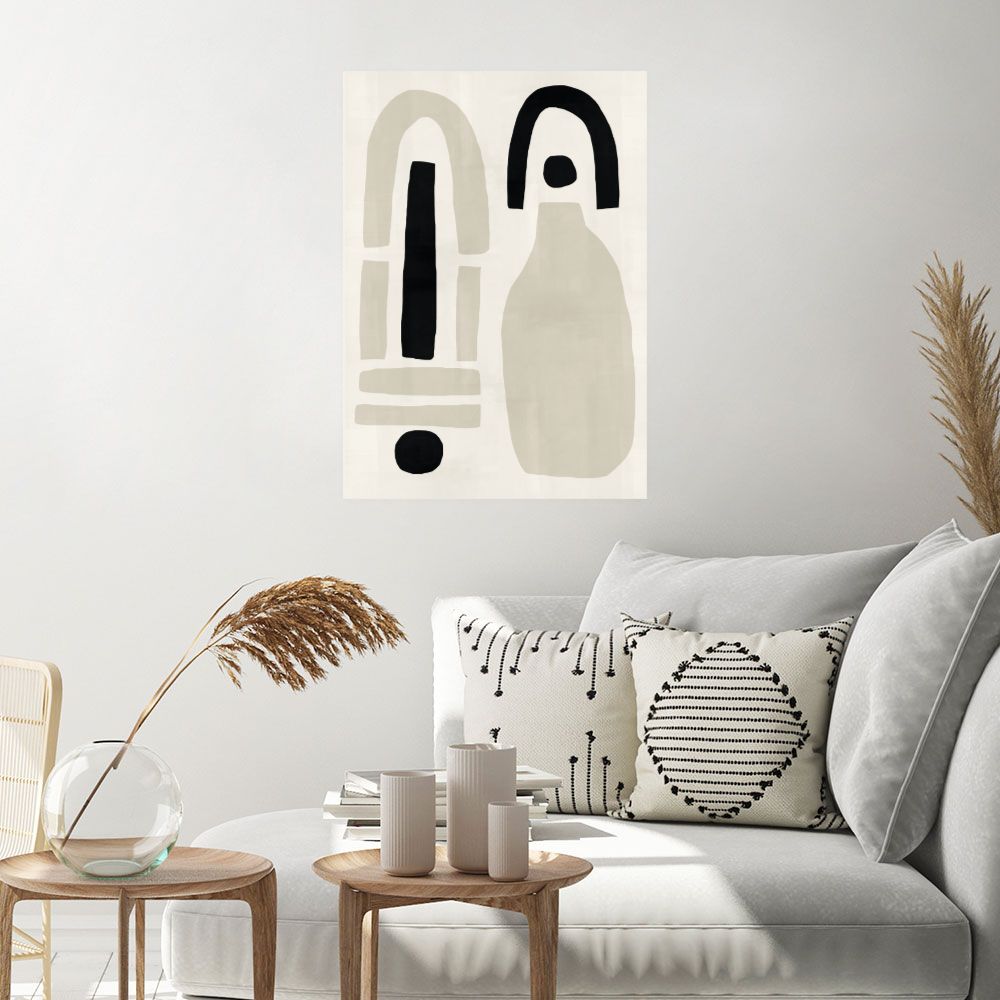 Affiche Formes élégantes abstraites